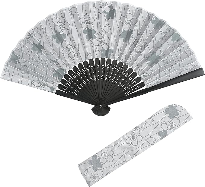 Kabuku Kabuku 男士扇子立涌樱银色日本free Free サイズ Kabuku カブク 服饰箱包 亚马逊中国