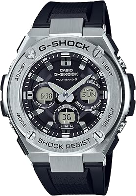 casio 卡西欧 手表 g-steel 电波太阳能 gst-w300系列
