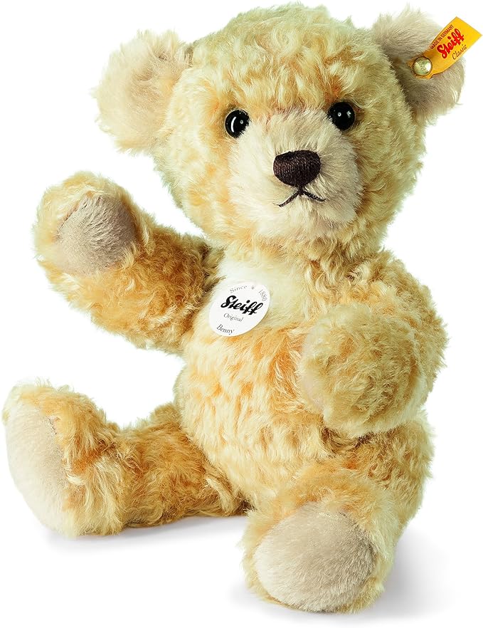 steiff benny 泰迪熊毛绒玩具(浅金色)