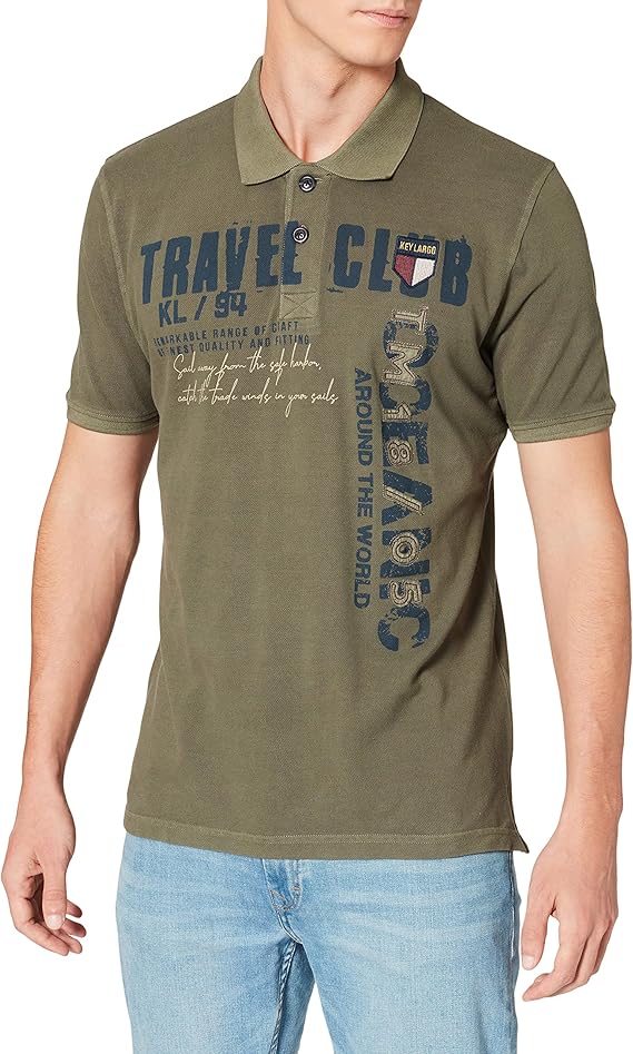 key largo 男式外国人 polo 衫