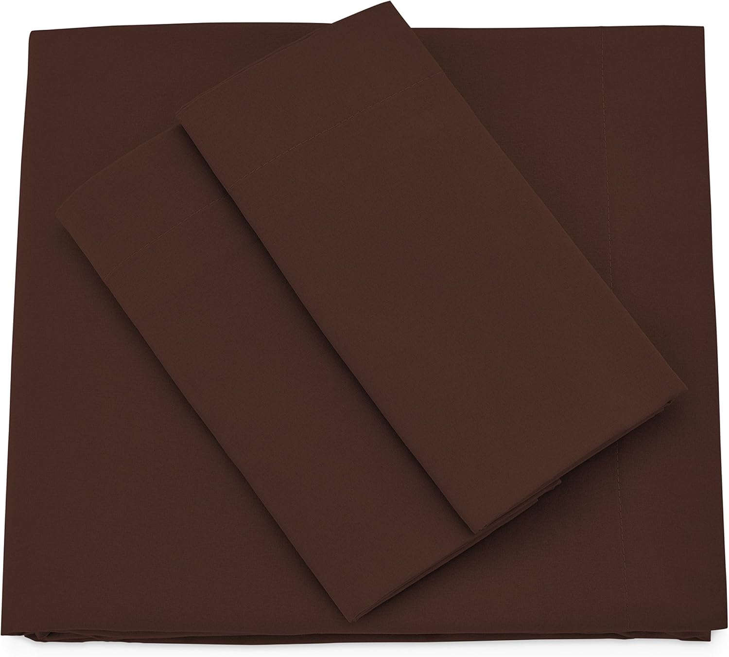 house 系列 - 优质竹纤维床单 - 深口袋 - 超软清凉床上用品 巧克力色