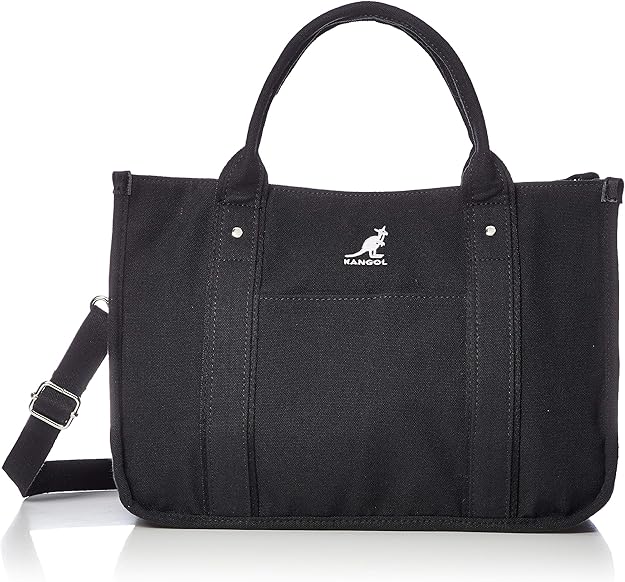 camel 坎戈尔 托特包 袋鼠标志刺绣 加厚棉质帆布 双面 2way 单肩包