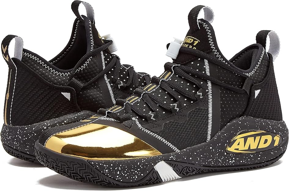 and1 attack 2.0 男式篮球鞋,室内或室外,街道或球场