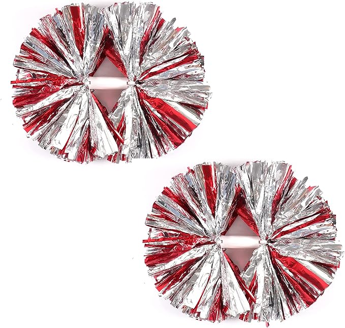 funstitution pom poms 啦啦队长啦啦队长带指挥杆手柄的庞巴适用于