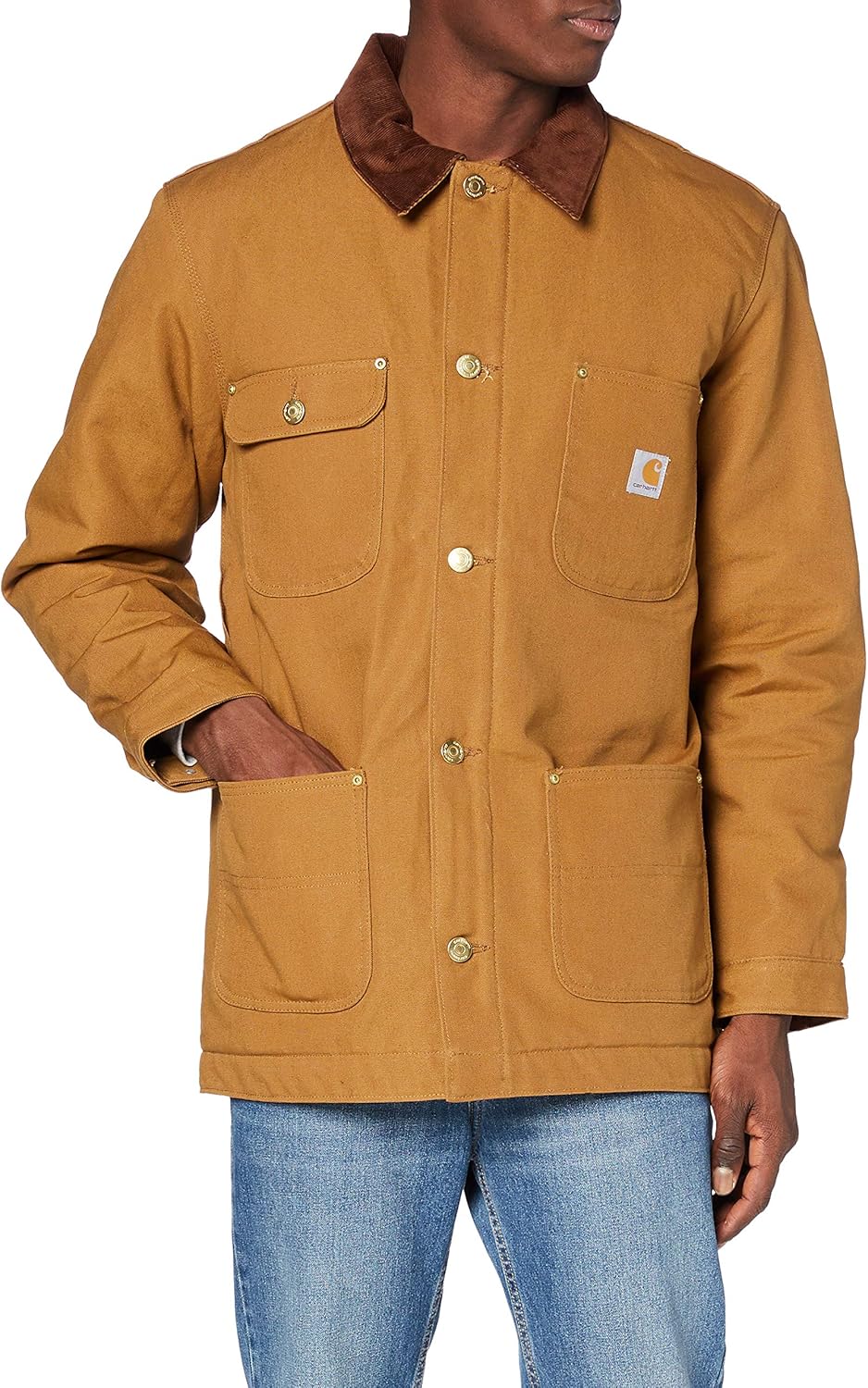 carhartt 男士 firm duck chore 外套