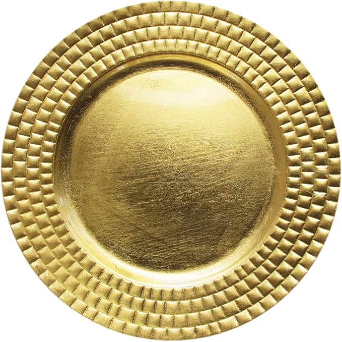 chargeit by jay 1182769 方形镶边充电器 金色 1182769