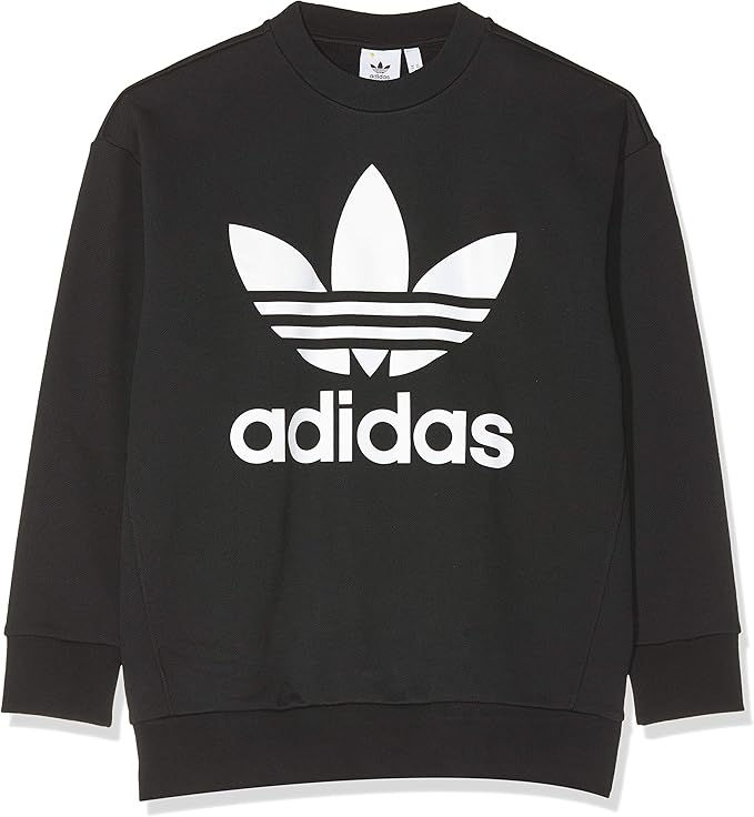 adidas 阿迪达斯男式三叶草超大圆领运动衫