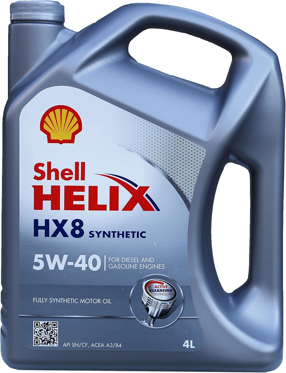 shell 壳牌 helix hx8小灰壳全合成润滑油 5w-40 4l装(德国原装进口)