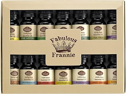 Fabulous Frannie 香薰top 14 精油套装 纯 0 32 盎司 10ml 瓶装 亚马逊中国 家居