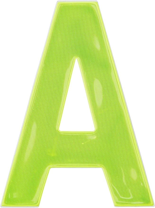 bulk hardware bh04957 高可视性塑料反光邮箱,房屋自粘字母 a,75mm