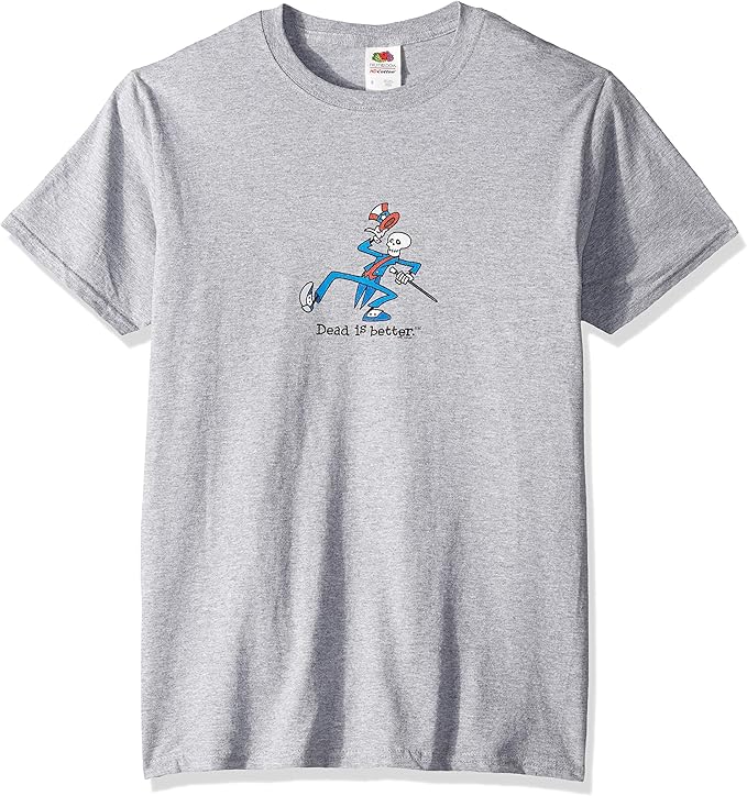 液蓝色 grateful dead is better yankee 短袖 t 恤