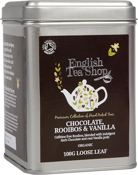 english tea shop 路易波士茶 巧克力香草 - 100克 散叶茶 锡罐装