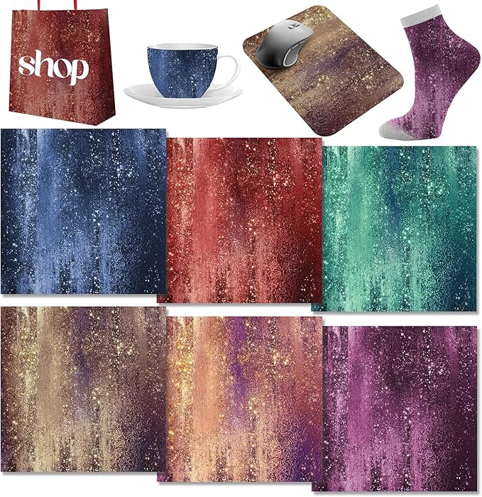 ink transfer sheet 闪光变色油墨升华纸 闪亮可渗透转印油墨纸