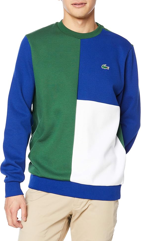 lacoste 法国鳄鱼 卫衣 前领撞色圆领 男士