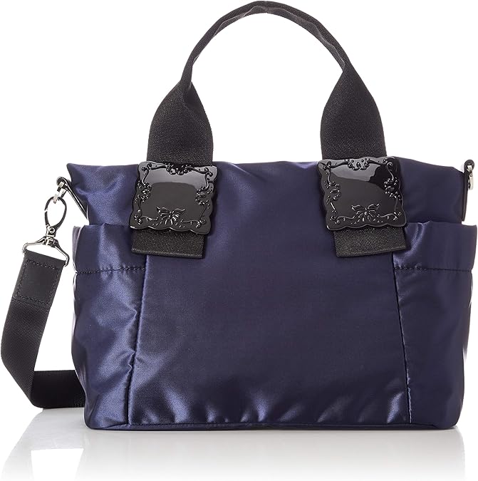 annasui手提包两用迷你包小巧女士藏青色