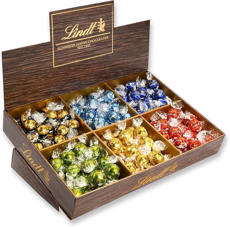 Lindt 瑞士莲 Lindor系列 夹心巧克力球鉴赏礼盒 138粒 6种口味共1718g ￥422.13