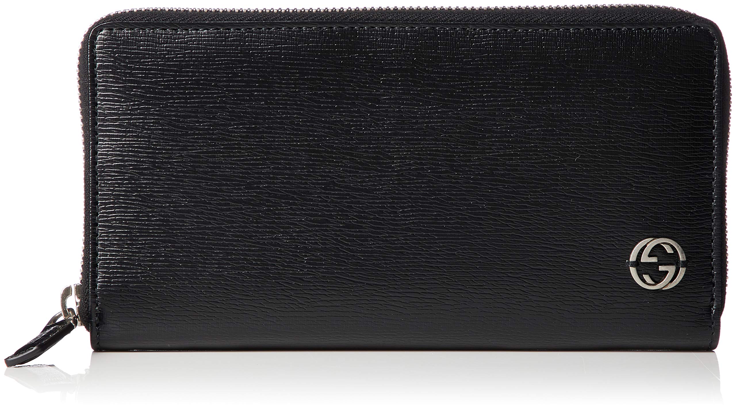 GUCCI 古驰 GUCCI CHELSEA 408801 ARU0N 1000 圆形拉链长款钱包