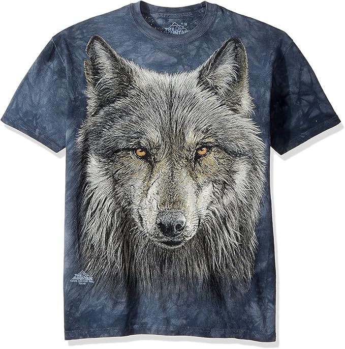 the mountain 男士勇士狼 t 恤