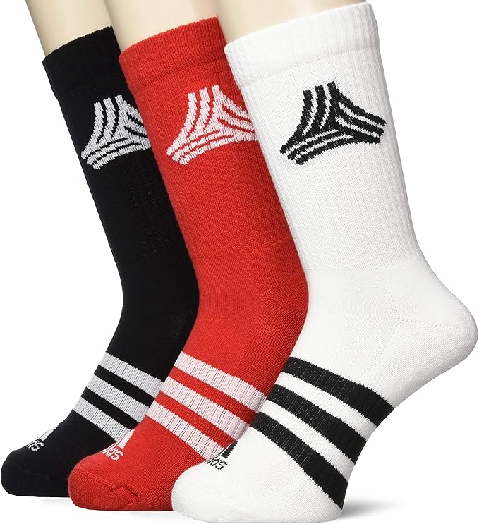 adidas 阿迪达斯 袜子 足球 街头 3条纹 圆筒袜 (gmb55) 男士