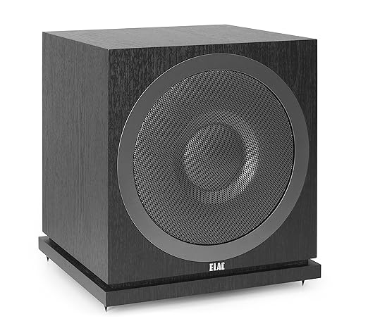 elac 意力debut sub 3010 低音炮 带喇叭 黑色 装饰音箱音响发烧式