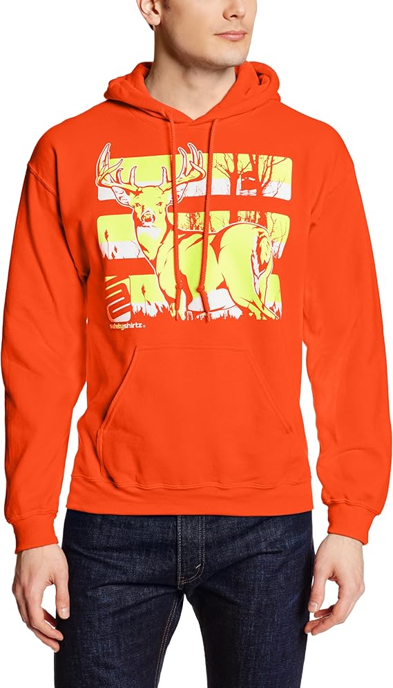 safetyshirtz男式buck连帽运动衫