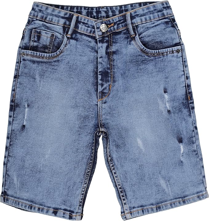 chopper club 男童牛仔短裤,带弹性牛仔布面料,常规版型