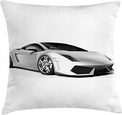 lunarable 屋抱枕靠垫套跑车带 futuristic 灵感车轮 reflection 设计