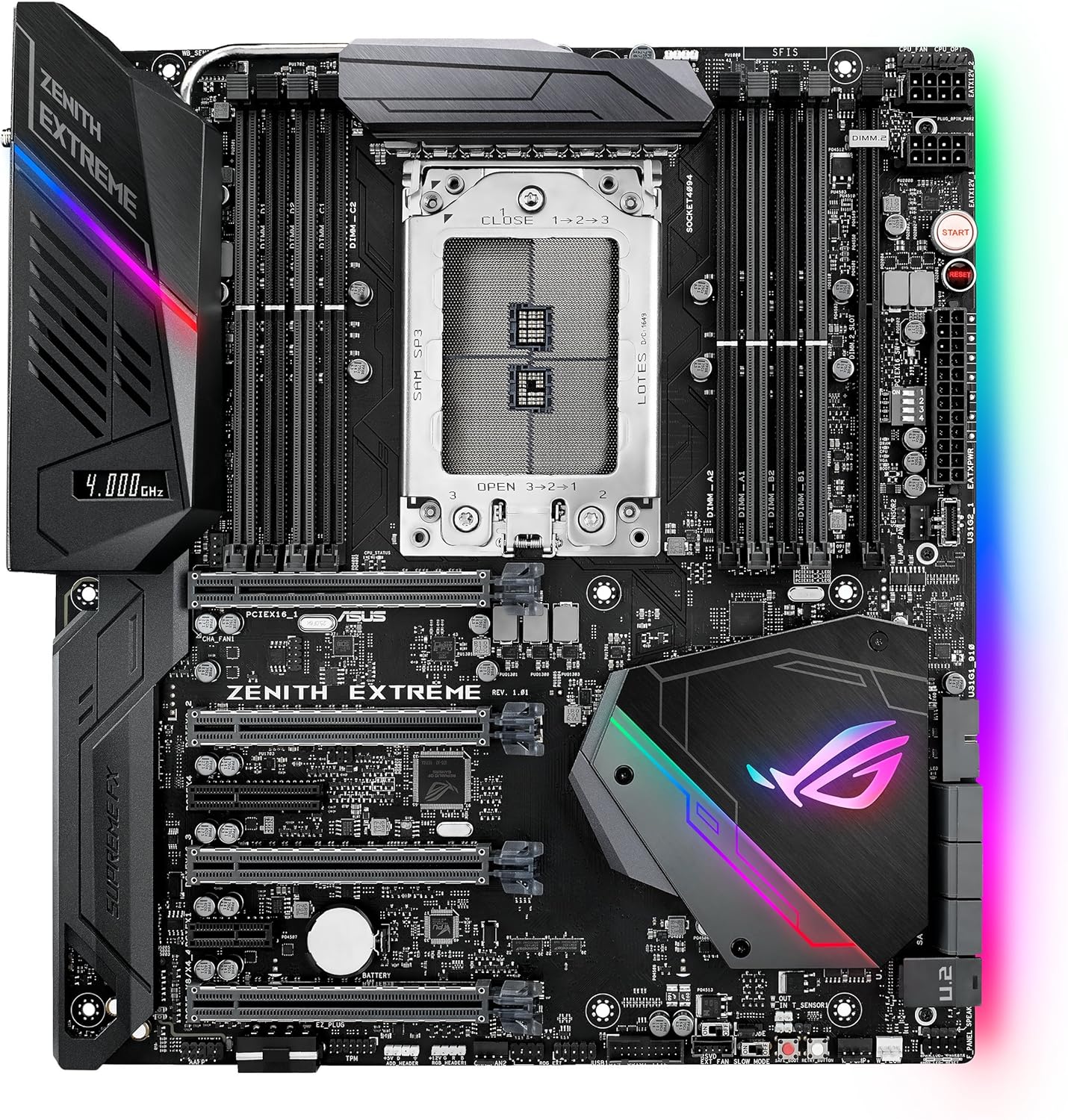 asus 华硕 rog zenith extreme amd x399 eatx 电竞主板配备 m.