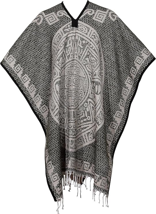 threads west 正品墨西哥斗篷双面眼镜毯 - 阿兹特克日历