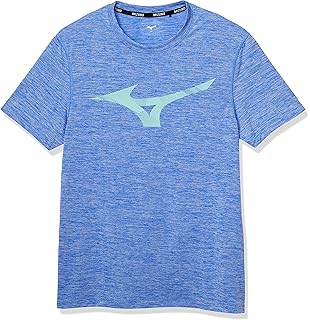 mizuno 美津浓 跑步服 图形t恤 短袖 j2ma0135 男士