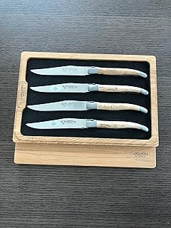 laguiole en aubrac laguiole 牛排刀 4 件套,桦木