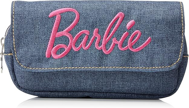 barbie 牛仔布 刺绣 标志 翻盖小包 rcbb-115b