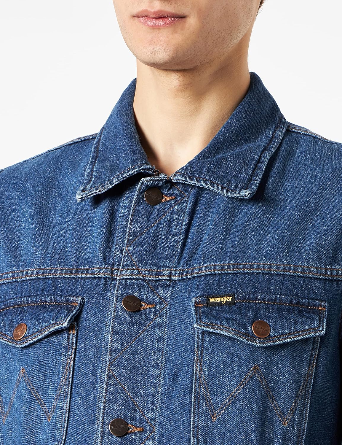 wrangler 男士牛仔背心 牛仔夹克 【wrangler】 服饰箱包 - 亚马逊