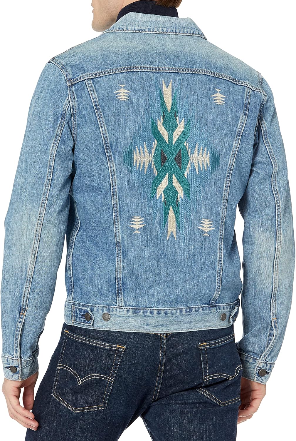 Men's Embroidered Trucker Jacket
