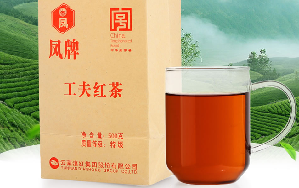 凤牌 特级红茶 500克 袋装 滇红工夫红茶